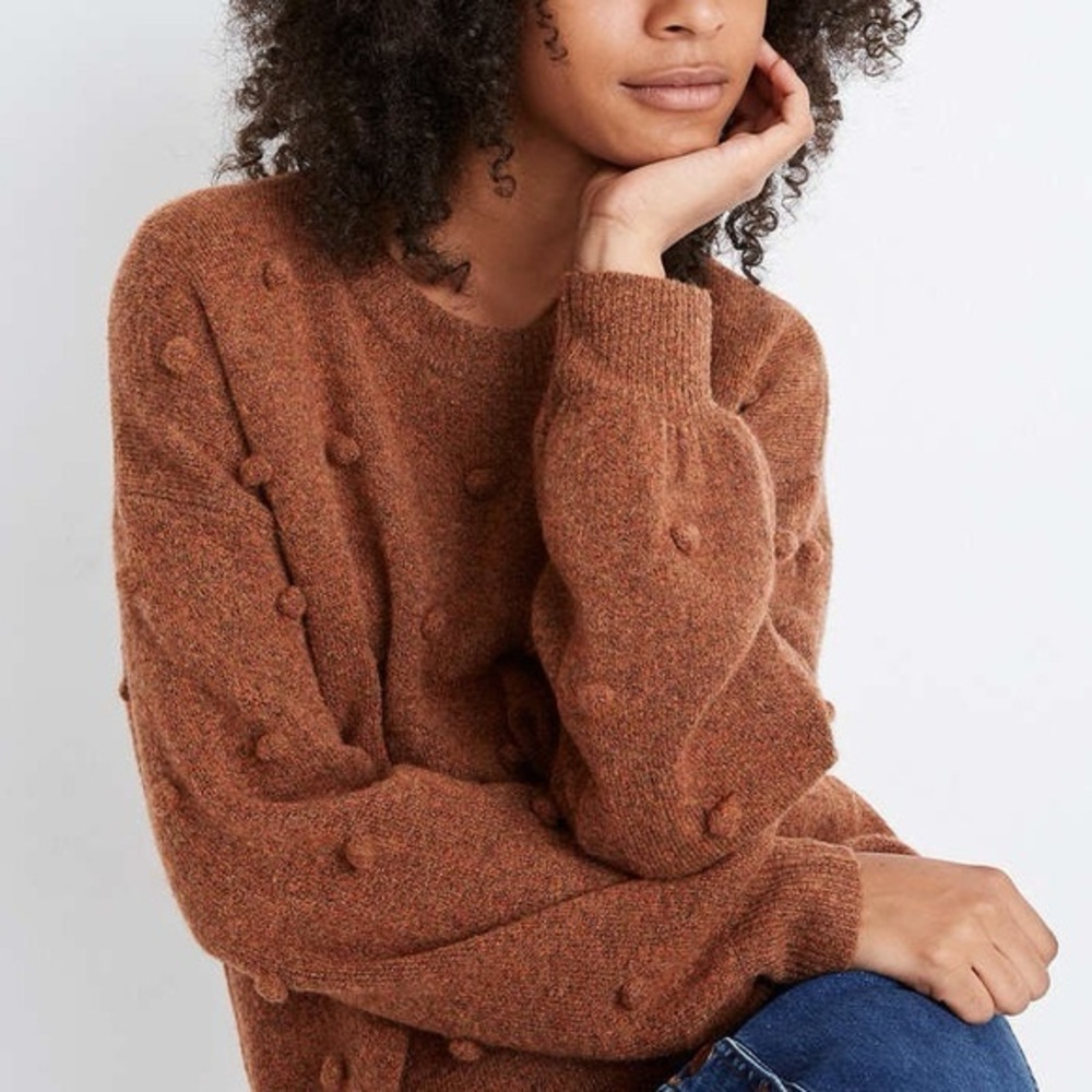 Madewell bobble Pom Pom sweater - Picture 4 of 5